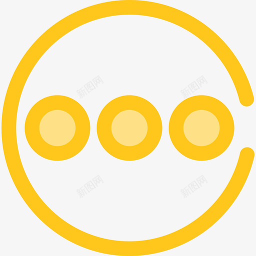 菜单web按钮2黄色图标svg_新图网 https://ixintu.com web按钮2 菜单 黄色