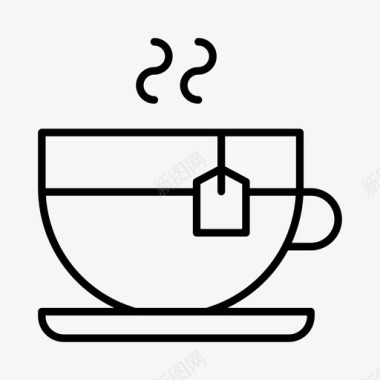 茶饮料绿茶图标图标