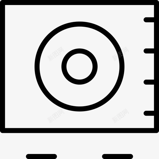 保险箱金融和商业线性图标svg_新图网 https://ixintu.com 保险箱 线性 金融和商业