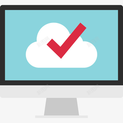 监视器在线2扁平图标svg_新图网 https://ixintu.com 在线2 扁平 监视器