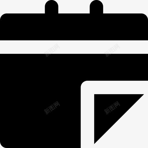 日历时间和日期汇编填充图标svg_新图网 https://ixintu.com 填充 日历 时间和日期汇编