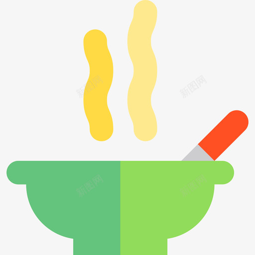 汤套餐2平的图标svg_新图网 https://ixintu.com 套餐2 平的 汤