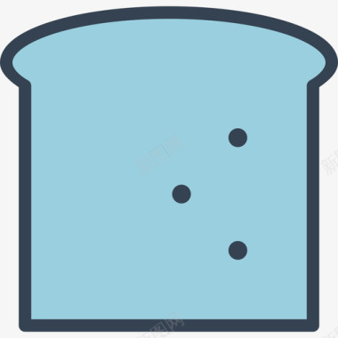 面包美味2原色图标图标
