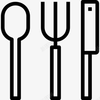 餐具烹饪和厨房设备图标图标