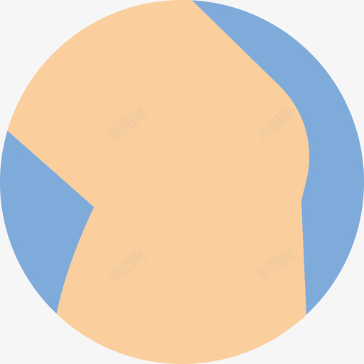 膝盖医学鉴定扁平图标svg_新图网 https://ixintu.com 医学鉴定 扁平 膝盖