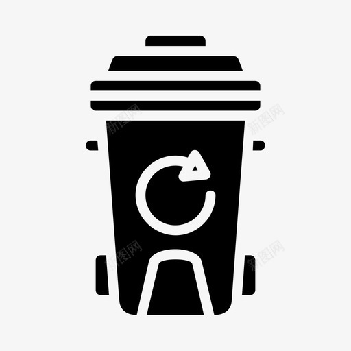 回收站罐子垃圾图标svg_新图网 https://ixintu.com 回收站 垃圾 垃圾桶 罐子