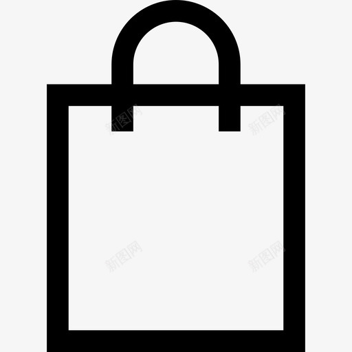 购物袋电子商务系列2线性图标svg_新图网 https://ixintu.com 电子商务系列2 线性 购物袋
