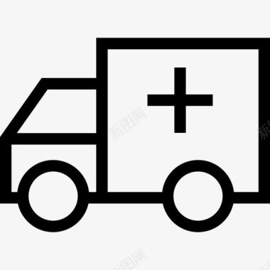 卡车运输2直线图标图标