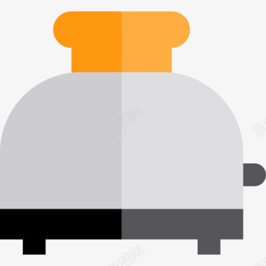烤面包机食品套装2扁平图标图标