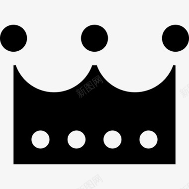皇冠派对元素2填充图标图标