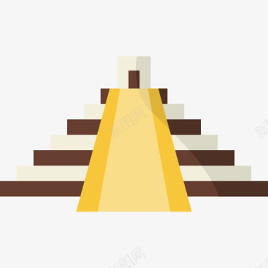 金字塔纪念碑墨西哥元素2图标图标