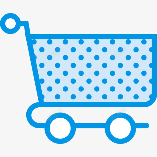 购物车商业和营销蓝色图标svg_新图网 https://ixintu.com 商业和营销 蓝色 购物车