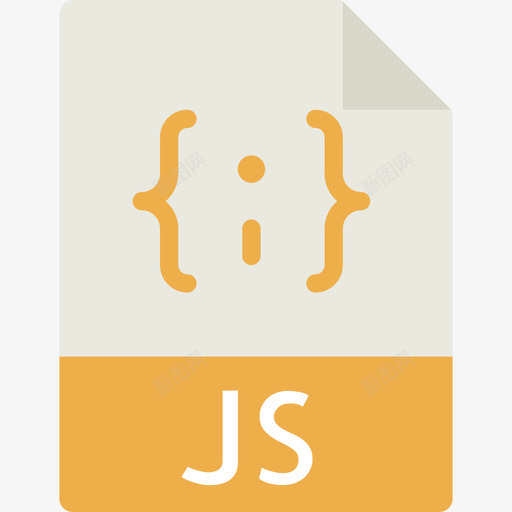 Javascript文件类型平面图标svg_新图网 https://ixintu.com Javascript 平面 文件类型