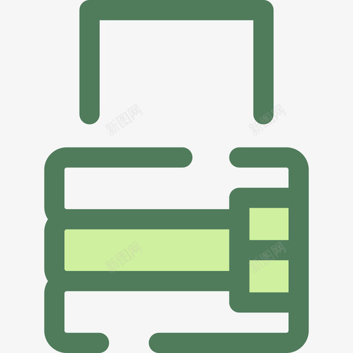 锁用户3绿色图标svg_新图网 https://ixintu.com 用户3 绿色 锁