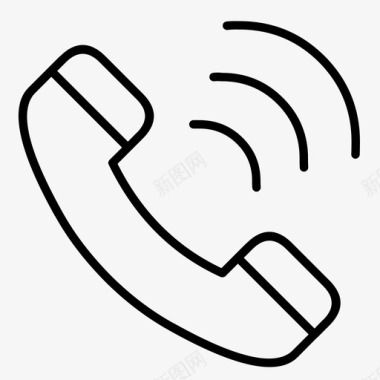 电话通话支持图标图标