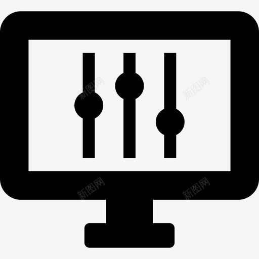 计算机技术图标集实心svg_新图网 https://ixintu.com 实心 技术图标集 计算机