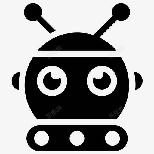 机器人安卓人工智能图标svg_新图网 https://ixintu.com 人工智能 仿人 仿生人 制造机器人符号 安卓 机器人