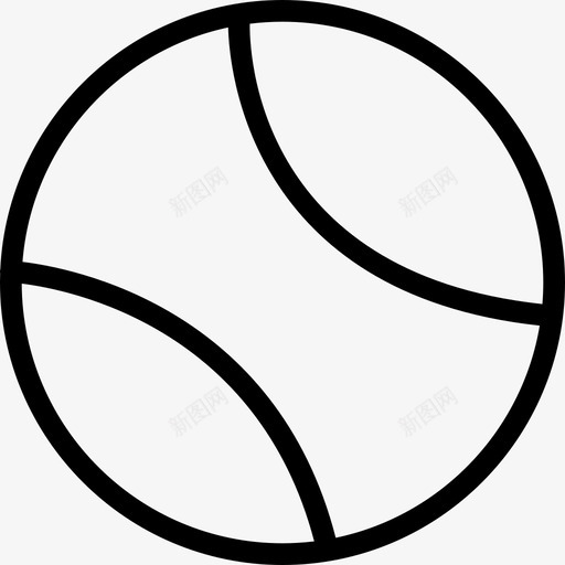 排球运动会3直线型图标svg_新图网 https://ixintu.com 排球 直线型 运动会3