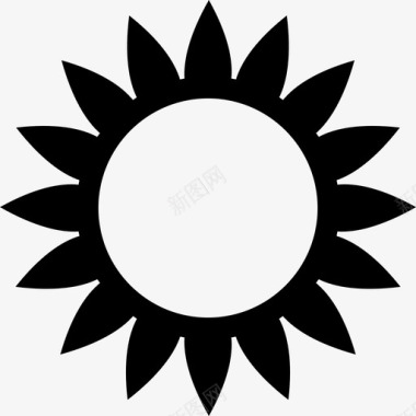 向日葵太阳花图标图标