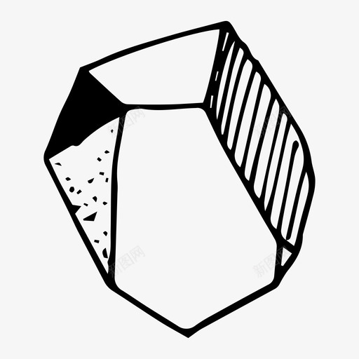 水晶宝石手工绘制图标svg_新图网 https://ixintu.com 宝石 手工绘制 水晶 自然