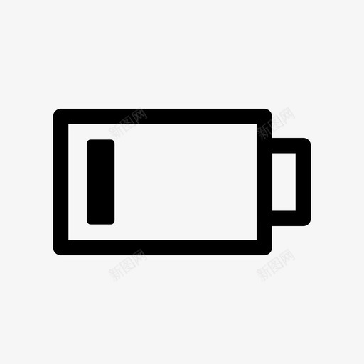 低电量电池状态充电图标svg_新图网 https://ixintu.com 低功率 低电量 充电 电池状态