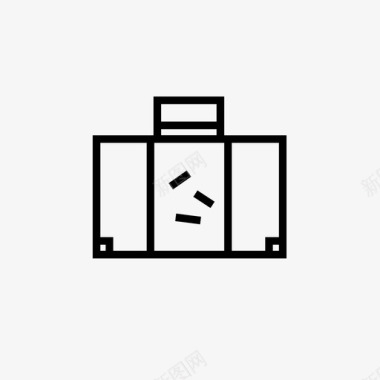 旅行箱行李假期图标图标