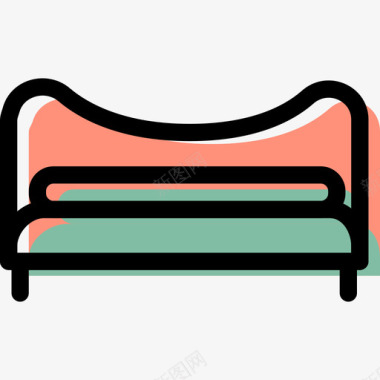 床家具套装颜色图标图标