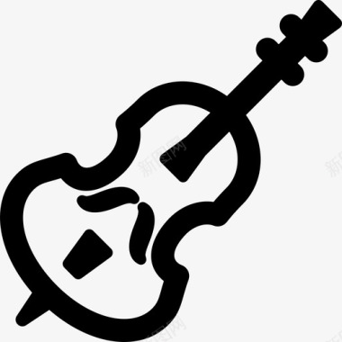 小提琴乐器5图标图标