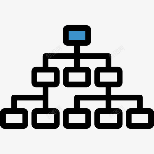 网络商务套件2蓝色图标svg_新图网 https://ixintu.com 商务套件2 网络 蓝色