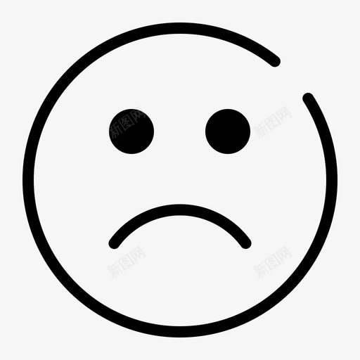 icon_EmoticonFrownsvg_新图网 https://ixintu.com icon_EmoticonFrown icon_Emoticon Frown