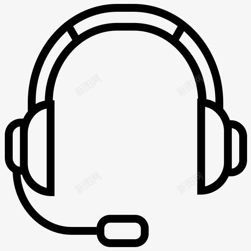 耳机呼叫中心客户服务图标svg_新图网 https://ixintu.com 呼叫中心 呼叫中心v1 客户服务 帮助 技术 支持 耳机