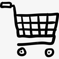 漂浮购物图标小元素购物车购物元素2黑色图标高清图片