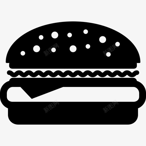 汉堡食品和饮料7固体图标svg_新图网 https://ixintu.com 固体 汉堡 食品和饮料7