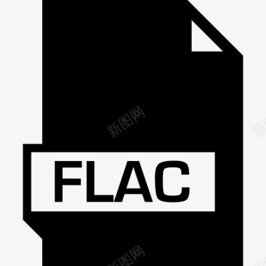 Flac文件名glyphfill图标图标