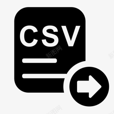 导出CSV图标