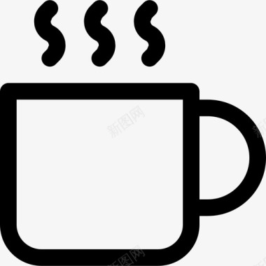 咖啡食物12黑色图标图标