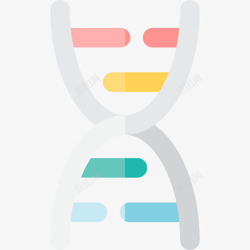 Dna科学研究8扁平图标svg_新图网 https://ixintu.com Dna 扁平 科学研究8