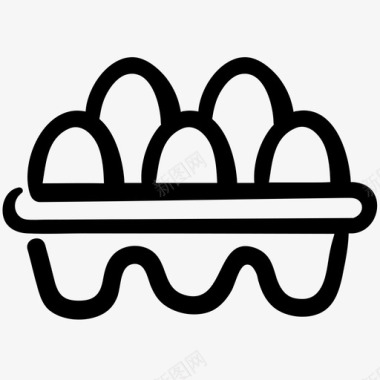 鸡蛋食物健康图标图标