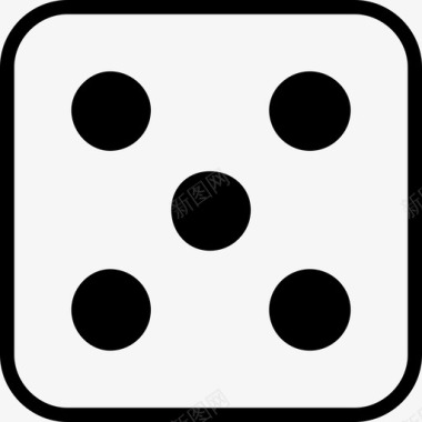 骰子赌场骰子游戏图标图标