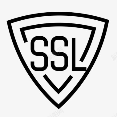 ssl保护安全图标图标