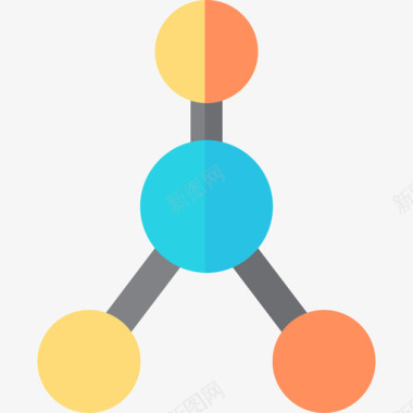 分子化学2扁平图标图标