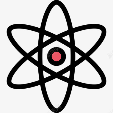 原子空间与科学2颜色图标图标