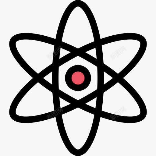原子空间与科学2颜色图标svg_新图网 https://ixintu.com 原子 空间与科学2 颜色