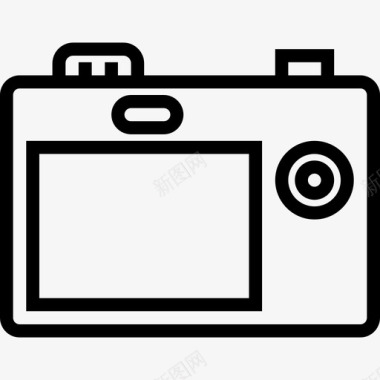 照相摄像机技术和设备套件图标图标