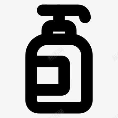 肥皂瓶子洗手液图标图标