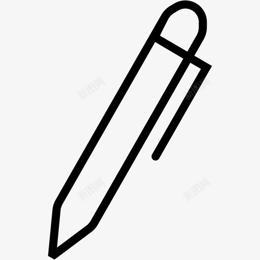 钢笔其他元素直线图标svg_新图网 https://ixintu.com 其他元素 直线 钢笔