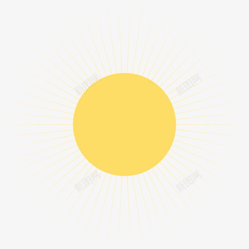 太阳自然太阳图标集svg_新图网 https://ixintu.com 太阳 太阳图标集 自然