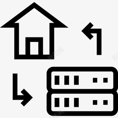 服务器主页数据中心数据库图标图标