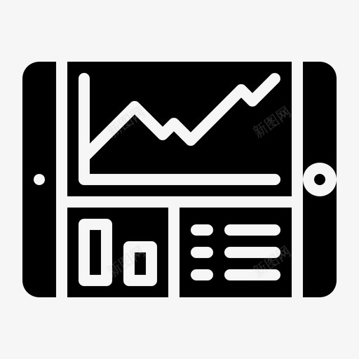 平板电脑分析图表图标svg_新图网 https://ixintu.com 分析 利润 图表 平板电脑 数字营销 统计