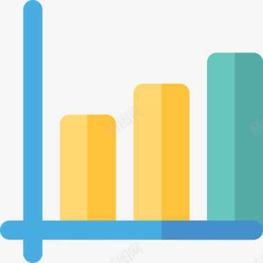 条形图银行和金融3持平图标图标